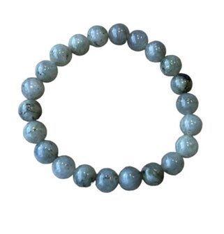 Dames armband met natuursteen Labradoriet