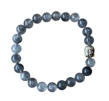Rookkwarts heren armband
