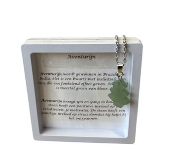 Kerstboom ketting Aventurijn