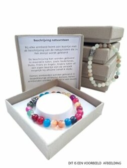 Dames armband Lapis Lazuli 6 mm met Boeddha kraal