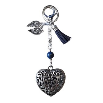 Best Friends sleutelhanger met natuursteen Lapis Lazuli