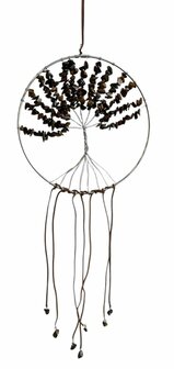 XL levensboom met natuursteen Tijgeroog