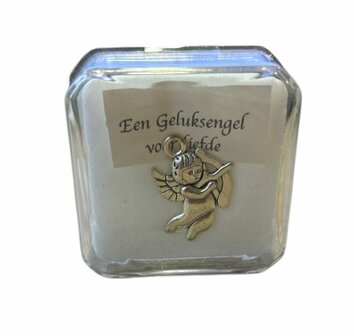 Pin broche geluksengel voor liefde