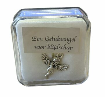 Pin broche geluksengel voor blijdschap