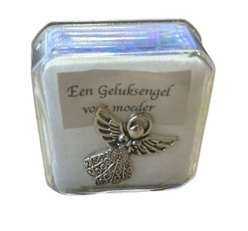 Pin broche geluksengel voor moeder