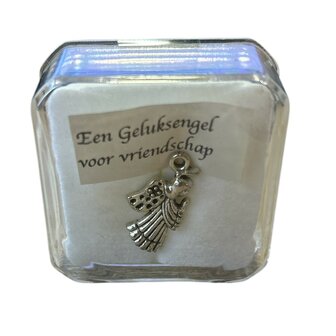 Pin broche geluksengel voor vriendschap