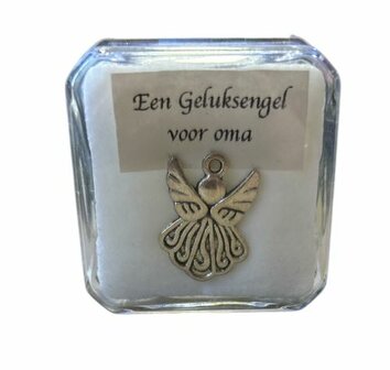 Pin broche geluksengel voor oma