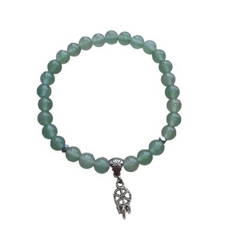 Aventurijn natuurstenen armband met dromenvanger