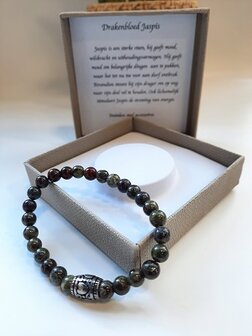 Dames armband Drakenbloed Jaspis