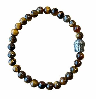Tijgeroog natuurstenen armband