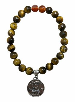 Tijgeroog natuurstenen armband