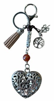 Sleutelhanger geluk met Agaat