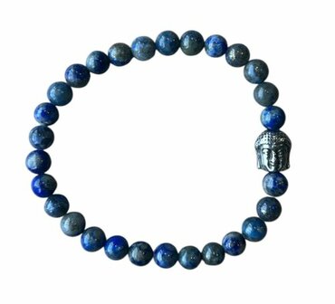 Lapis Lazuli dames armband met Boeddha kraal