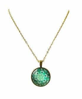 Ketting met een mandala hanger