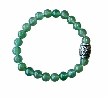 Aventurijn heren armband
