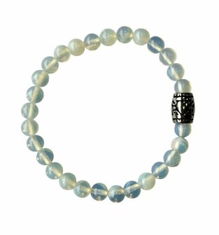 Opaliet armband met basic kraal
