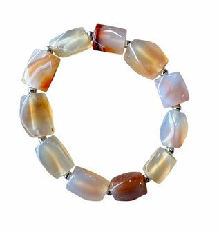 Armband van natuursteen Agaat