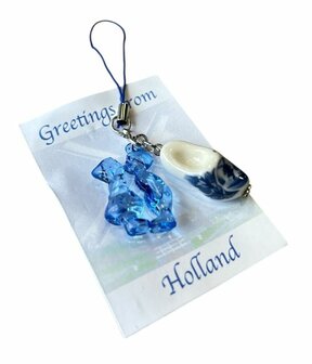 Hanger &quot;Greetings from Holland&quot; met paartje en klomp