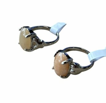 Dames ring met natuursteen Agaat (maat 16)
