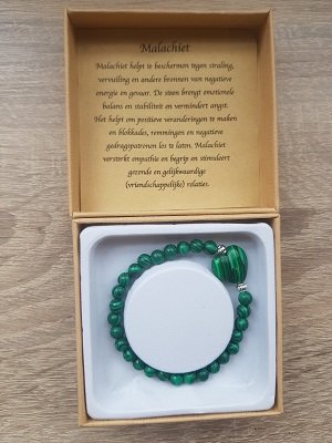 Dames armband Malachiet