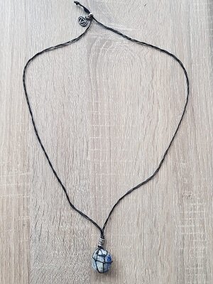 Damesketting van natuursteen Lapis Lazuli