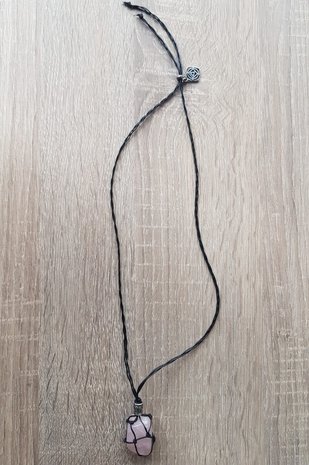 Damesketting van natuursteen Rozenkwarts