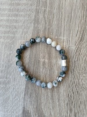 Heren armband Boomagaat met Basic kraal