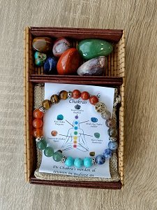 Energie Activerende Chakra's met Chakra Armband met Tree of Life bedel