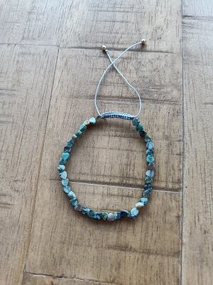 Dames armband Afrikaans Turquoise