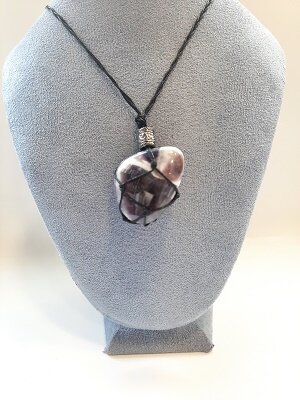 Ketting van natuursteen Amethist