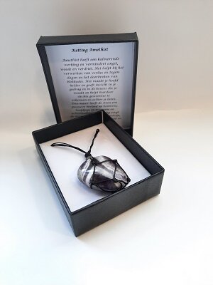 Ketting van natuursteen Amethist