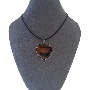 Ketting met natuursteen Tijgeroog