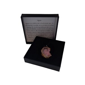 Ketting met ruwe Agaat natuursteen