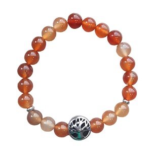 Agaat dames armband met Tree of Life