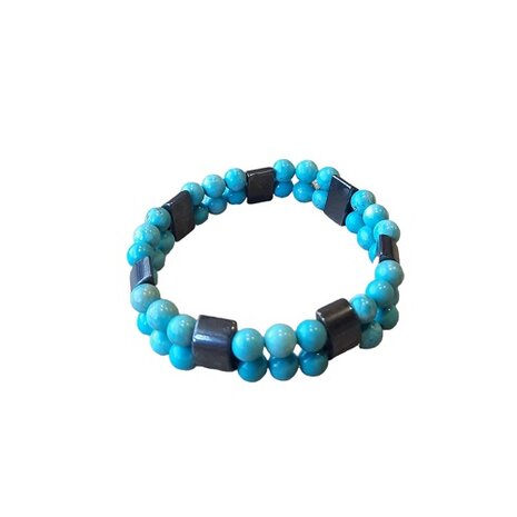 Turquoise met Hematiet