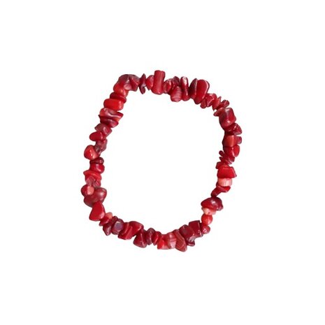 Dames natuurstenen armband van Koraal