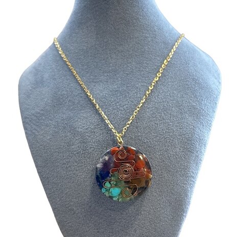 Epoxy ketting met natuursteen