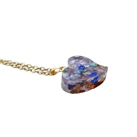 Epoxy ketting met natuursteen
