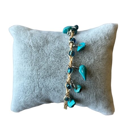 Natuursteen Turquoise armband