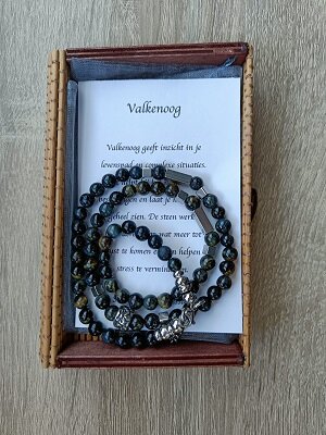 Natuurstenen ketting Valkenoog