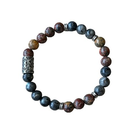 Heren armband met Viking kraal