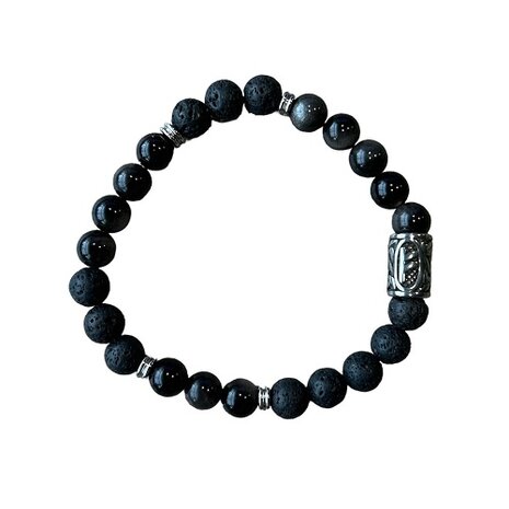 Heren armband met Viking kraal