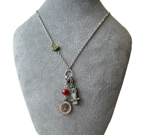 Ketting bi Schijf Nefriet Jade