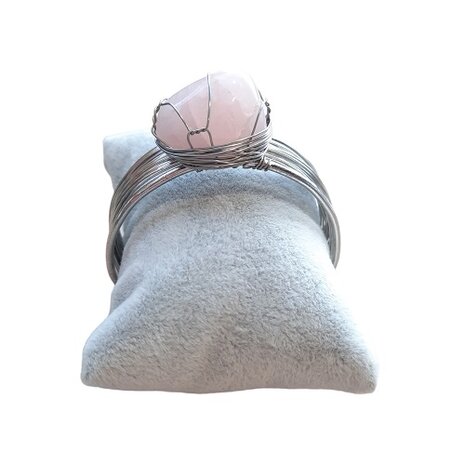Dames armband met Rozenkwarts