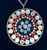Mandala ketting Larderiet natuursteen