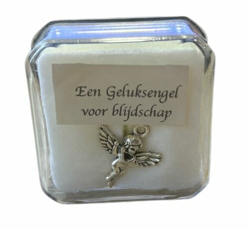 Pin broche geluksengel voor blijdschap