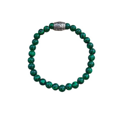Malachiet natuurstenen armband voor dames