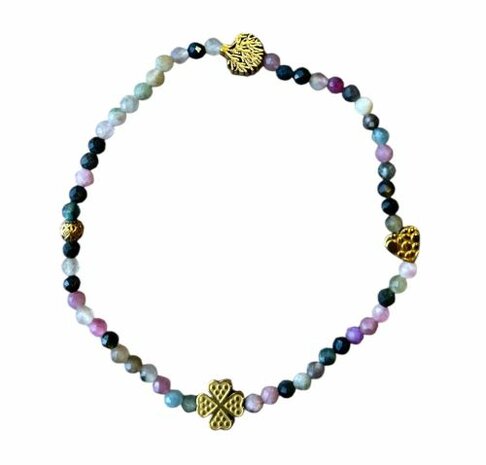 Toermalijn natuurstenen armband