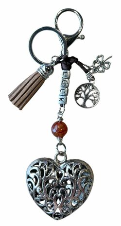Sleutelhanger geluk met Agaat