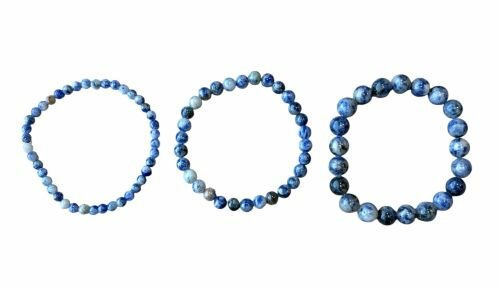 Dames armbanden van Sodaliet in 3 verschillende varianten